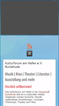Mobile Screenshot of kulturforum-hafen.de