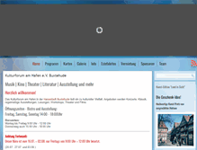 Tablet Screenshot of kulturforum-hafen.de